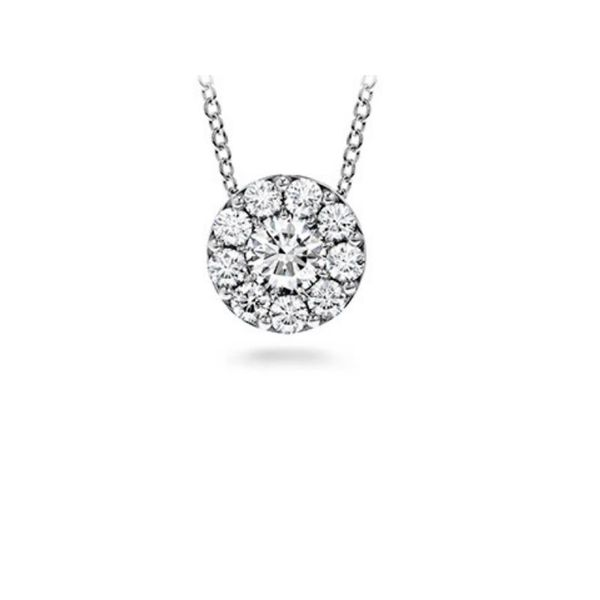 18K White Gold Hearts On Fire Fulfillment Pendant Necklace - 0.48CTW Confer’s Jewelers Bellefonte, PA