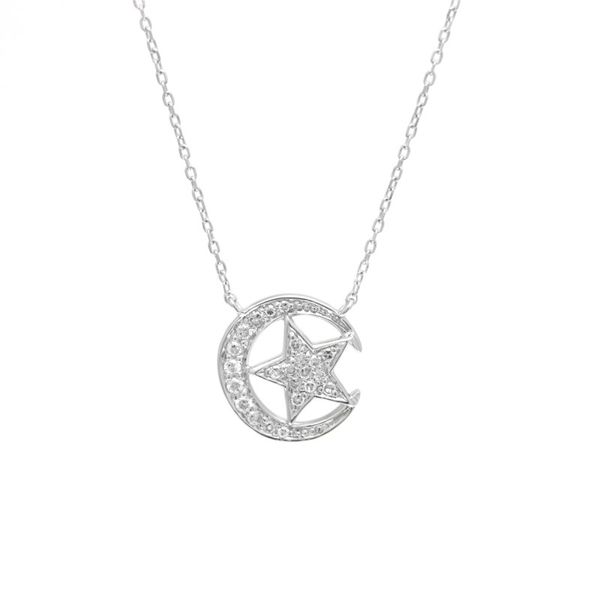 Moon and Star Diamond Necklace Confer’s Jewelers Bellefonte, PA