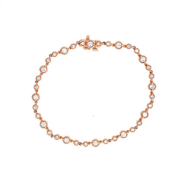 14k Rose Gold Diamond Tennis Bracelet Confer’s Jewelers Bellefonte, PA