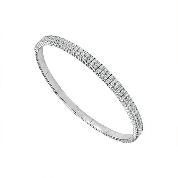 14K White Gold Flexible Diamond Bracelet Confer’s Jewelers Bellefonte, PA