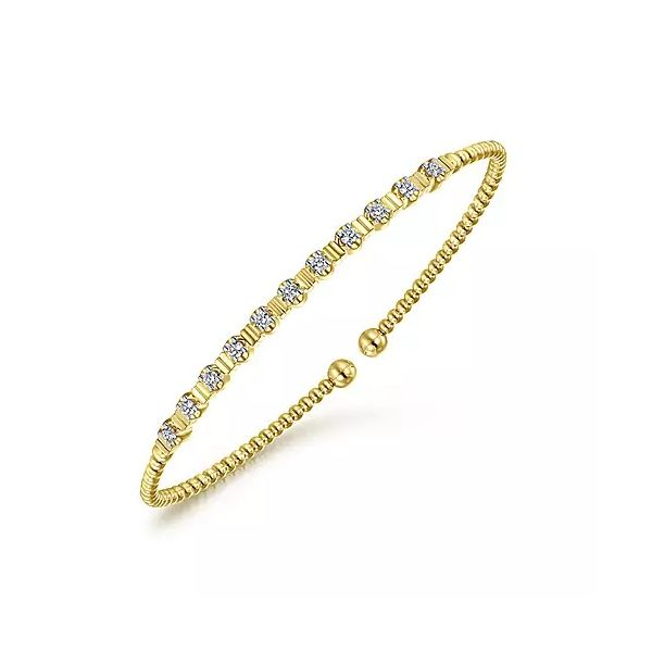 14K Yellow Gold Bujukan Diamond Bangle Confer’s Jewelers Bellefonte, PA