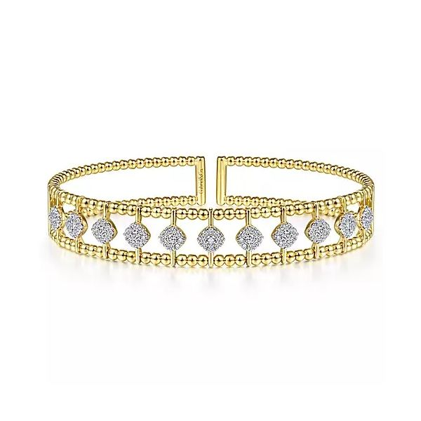 14K Yellow Gold Bujukan Diamond Cuff Bangle Confer’s Jewelers Bellefonte, PA