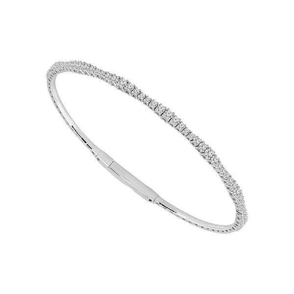 14K White Gold Flexible Diamond Bracelet Confer’s Jewelers Bellefonte, PA