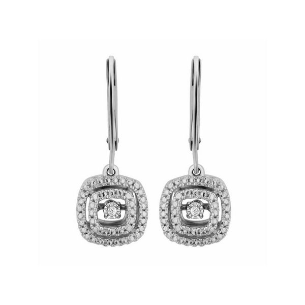 Sterling Silver .02ctw Dancing Diamond Earrings Confer’s Jewelers Bellefonte, PA