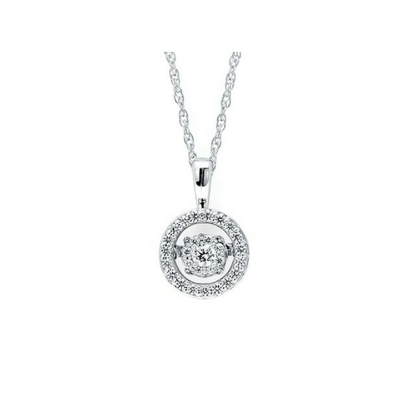 Sterling Silver .20ctw Dancing Diamond Pendant Confer’s Jewelers Bellefonte, PA