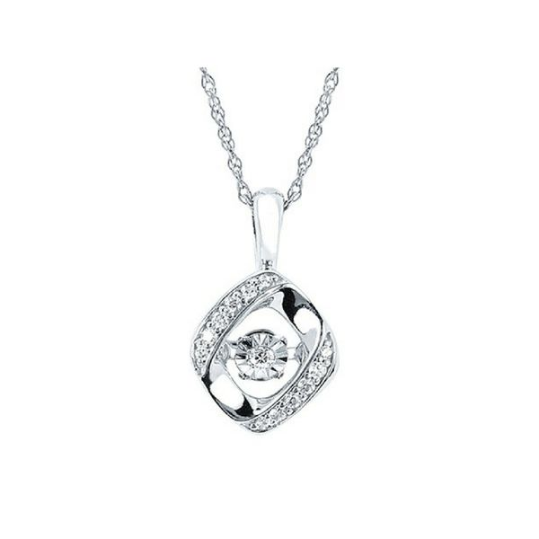 Sterling Silver Dancing Diamond Pendant Confer’s Jewelers Bellefonte, PA