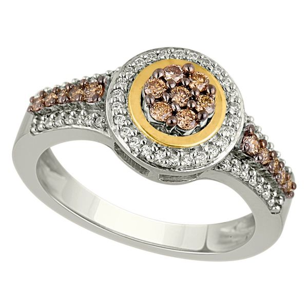 14K Gold .50ctw Brown & White Diamond Ring Confer’s Jewelers Bellefonte, PA