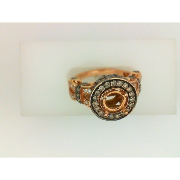 14K Rose Gold LeVian Diamond Semi-Mount Confer’s Jewelers Bellefonte, PA