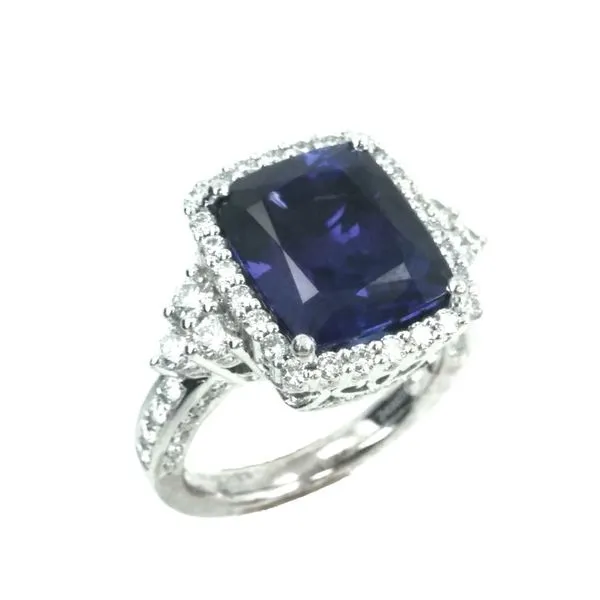 18K Gold & Platinum Tanzanite & Diamond Ring Confer’s Jewelers Bellefonte, PA