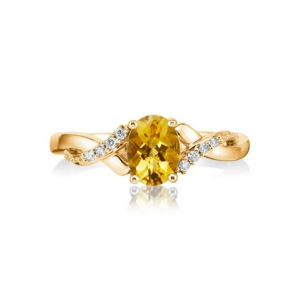 14K Gold Citrine & Diamond Ring Confer’s Jewelers Bellefonte, PA
