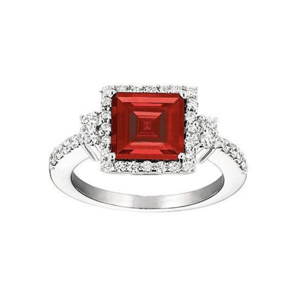 14K Gold Lab Grown Ruby & Diamond Ring Confer’s Jewelers Bellefonte, PA