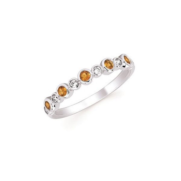 14k White Gold Bubble Birthstone Ring - November Confer’s Jewelers Bellefonte, PA