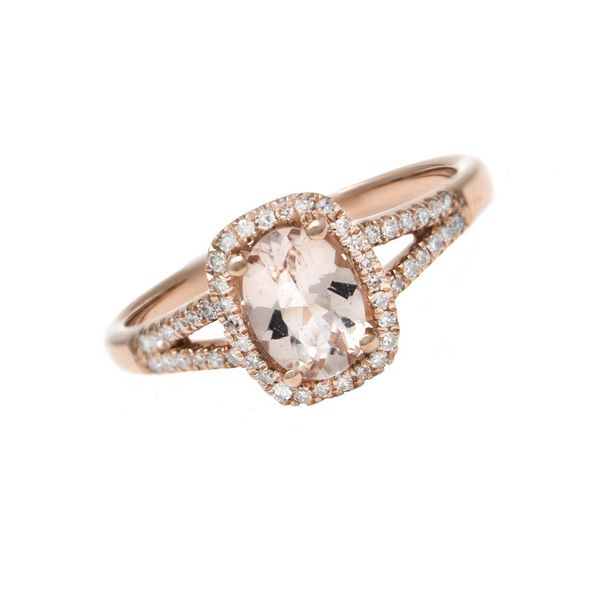 14K Rose Gold Morganite Ring Confer’s Jewelers Bellefonte, PA