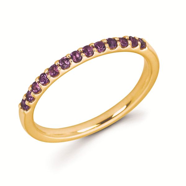 14K Yellow Gold Amethyst Stackable Ring Confer’s Jewelers Bellefonte, PA