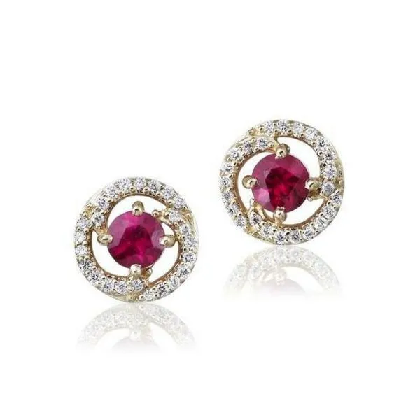 14k Ruby and Diamond Earrings Confer’s Jewelers Bellefonte, PA