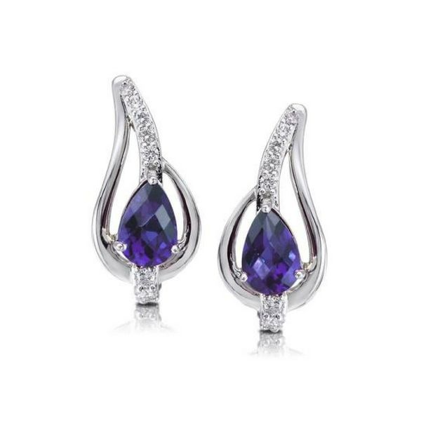 14K Tanzanite and Diamond Earrings Confer’s Jewelers Bellefonte, PA