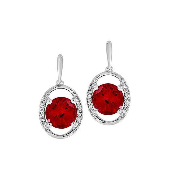 Chatham Created Ruby Drop Earrings Confer’s Jewelers Bellefonte, PA