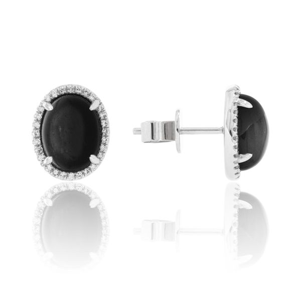 Labrodite and Diamond Stud Earrings Confer’s Jewelers Bellefonte, PA