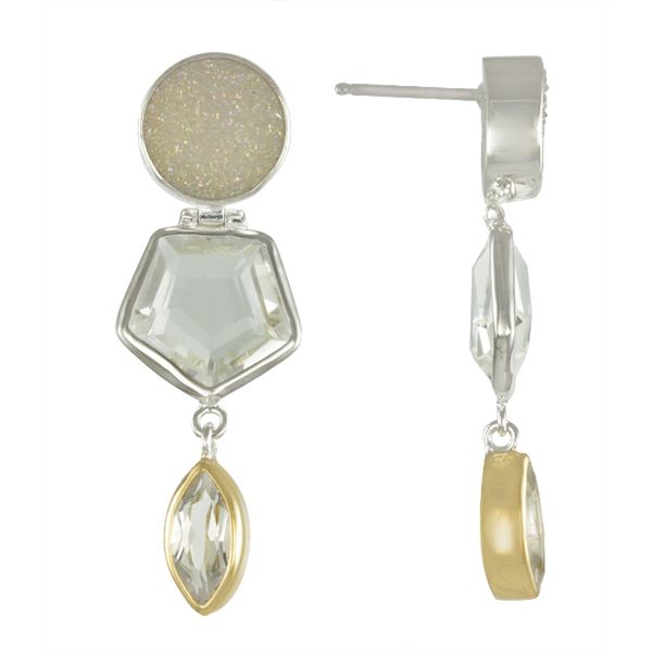 Sterling Silver Druzy Drop Style Earrings Confer’s Jewelers Bellefonte, PA