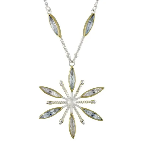 Sterling Silver Large Snowflake Necklace Confer’s Jewelers Bellefonte, PA