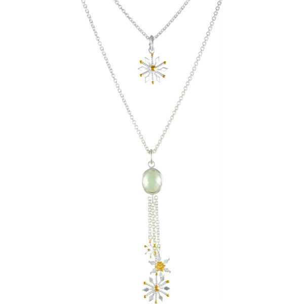 Sterling Silver Triple Drop Snowflake Necklace Confer’s Jewelers Bellefonte, PA