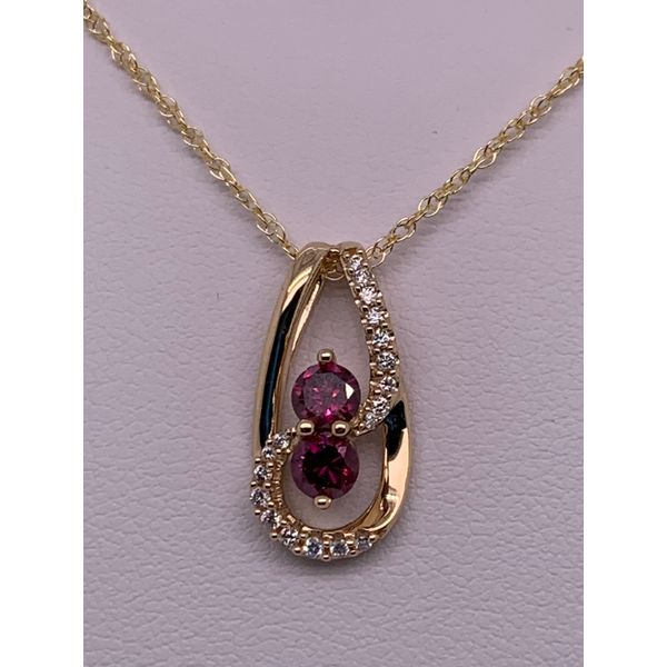 14K Yellow Gold Purple Diamond 2 Of Us Pendant Confer’s Jewelers Bellefonte, PA