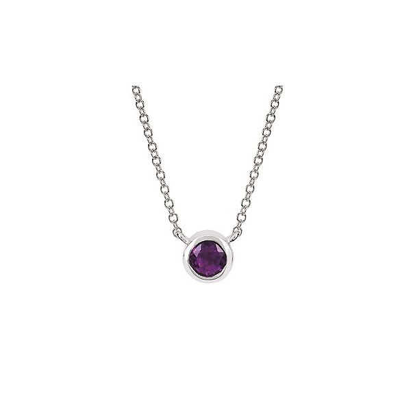 10K White Gold Amethyst Pendant Necklace Confer’s Jewelers Bellefonte, PA