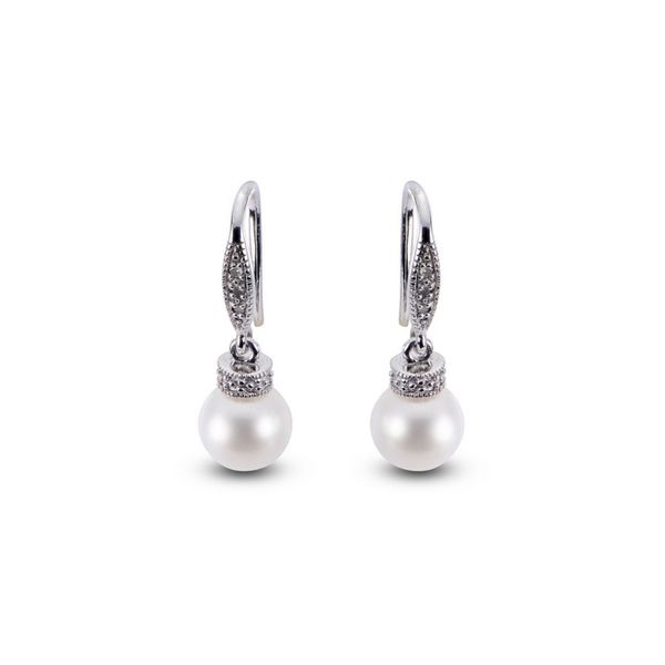 Sterling Silver Freshwater Pearl Drop Earrings Confer’s Jewelers Bellefonte, PA