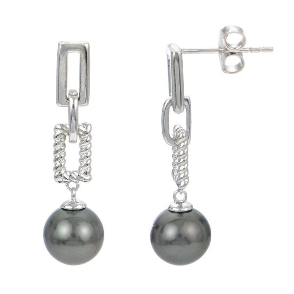 Sterling Silver Tahitian Earrings Confer’s Jewelers Bellefonte, PA