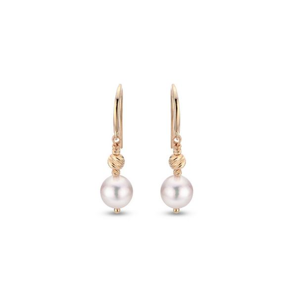 14k Yellow Gold Akoya Pearl Dangle Earrings Confer’s Jewelers Bellefonte, PA