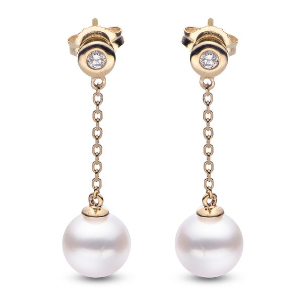 14KT Yellow Gold Freshwater Pearl Earring Confer’s Jewelers Bellefonte, PA