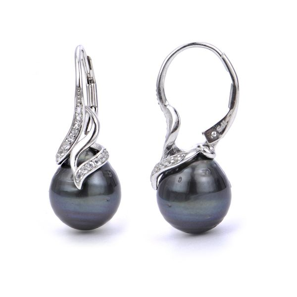 Sterling Silver Tahitian Pearl Earring Confer’s Jewelers Bellefonte, PA