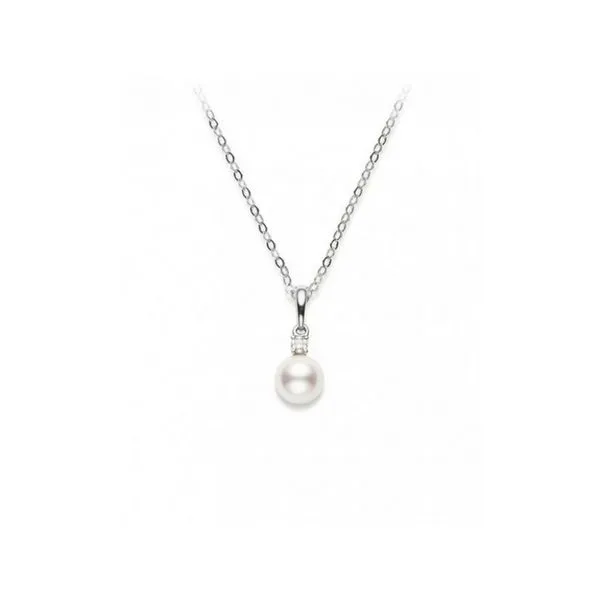 14K Pearl & Diamond Pendant Confer’s Jewelers Bellefonte, PA