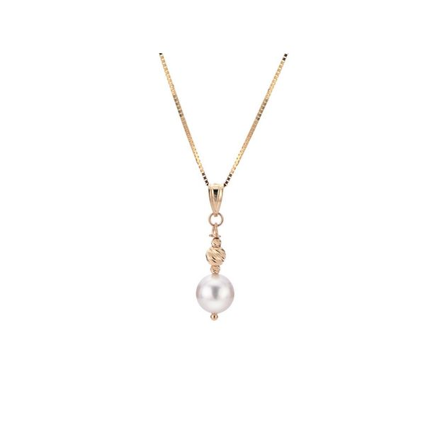 14K Yellow Gold Akoya Pearl Pendant Confer’s Jewelers Bellefonte, PA