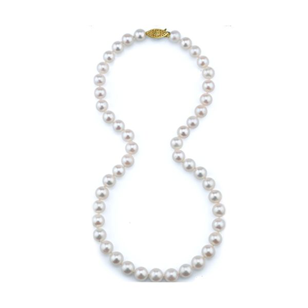 14k White Gold 7mm Pearl Strand Confer’s Jewelers Bellefonte, PA