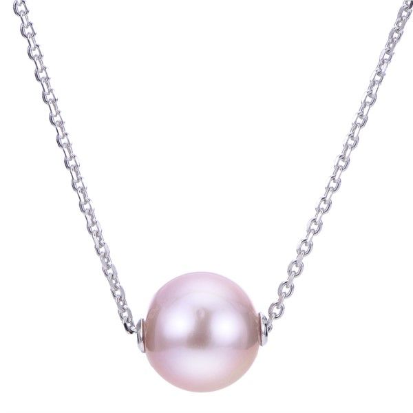 Sterling Silver Sliding Freshwater Pink Pearl Pendant Confer’s Jewelers Bellefonte, PA