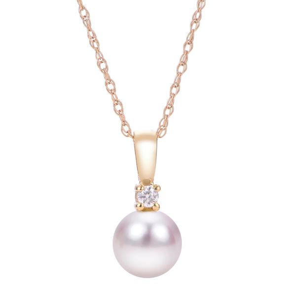 14K Akoya Pearl And Diamond Pendant Confer’s Jewelers Bellefonte, PA