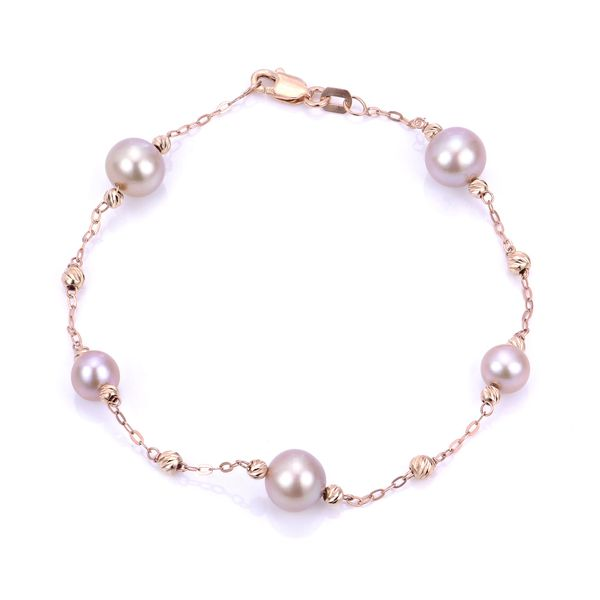 14KT Rose Gold Freshwater Pearl Bracelet Confer’s Jewelers Bellefonte, PA