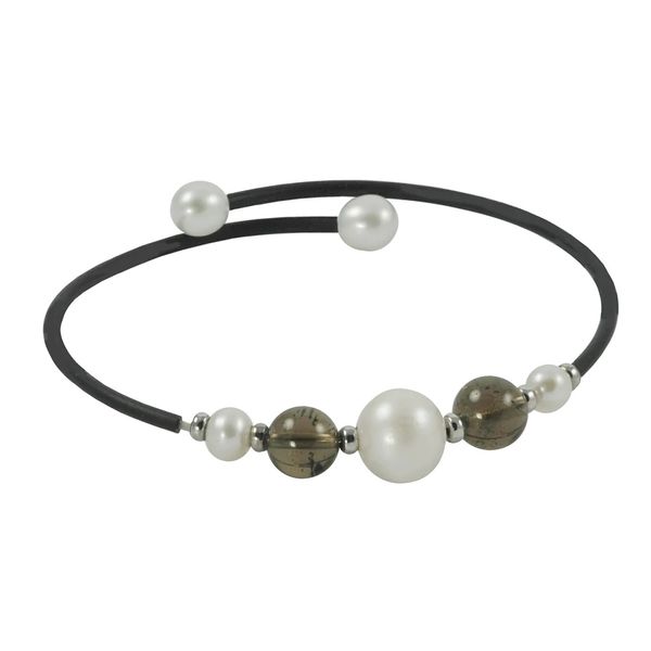 Freshwater Pearl Rubber Bracelet Confer’s Jewelers Bellefonte, PA