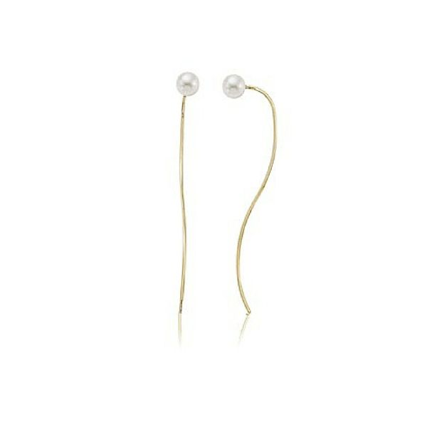 14K Pearl Threader Earrings Confer’s Jewelers Bellefonte, PA
