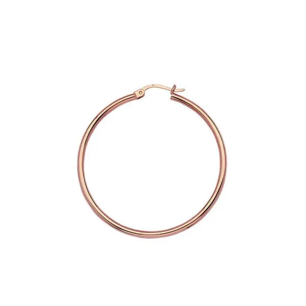 14K Rose Gold Hoop Earrings Confer’s Jewelers Bellefonte, PA