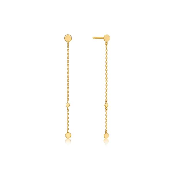 14kt Gold Disc Drop Earrings Confer’s Jewelers Bellefonte, PA