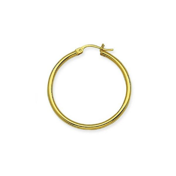 14K Yellow Gold Hoop Earrings Confer's Jewelers Bellefonte, PA