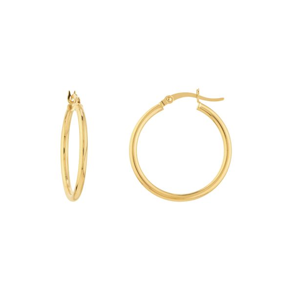 10 Karat Yellow Gold 25Mm Hoop Earrings Confer’s Jewelers Bellefonte, PA
