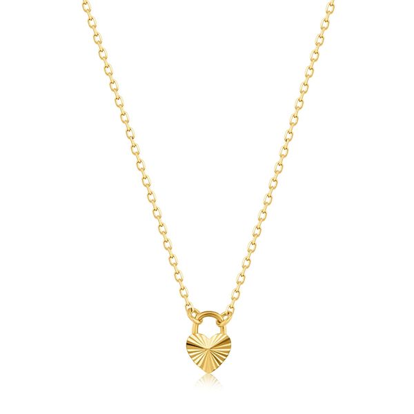 14kt Gold Heart Padlock Necklace Confer’s Jewelers Bellefonte, PA