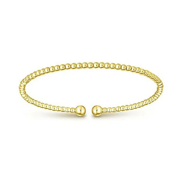 Split 14K Yellow Gold Beaded Bujukan Bangle Confer’s Jewelers Bellefonte, PA