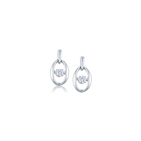 Sterling Silver Dancing Cubic Zirconia Earrings Confer’s Jewelers Bellefonte, PA