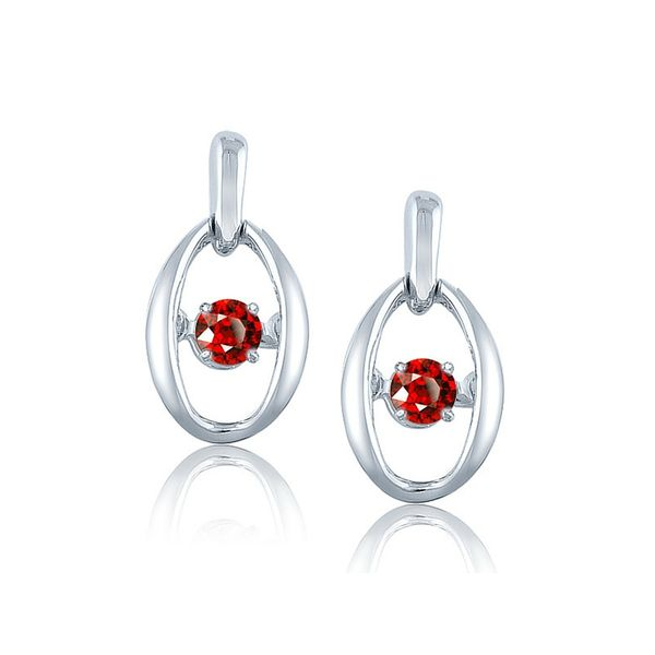 Sterling Silver Dancing Garnet Earrings Confer’s Jewelers Bellefonte, PA