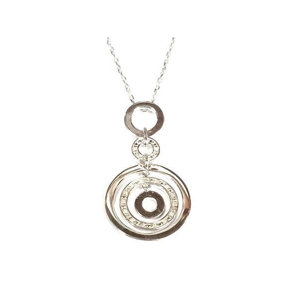 Diamond Circle Pendant Sterling Silver Confer’s Jewelers Bellefonte, PA