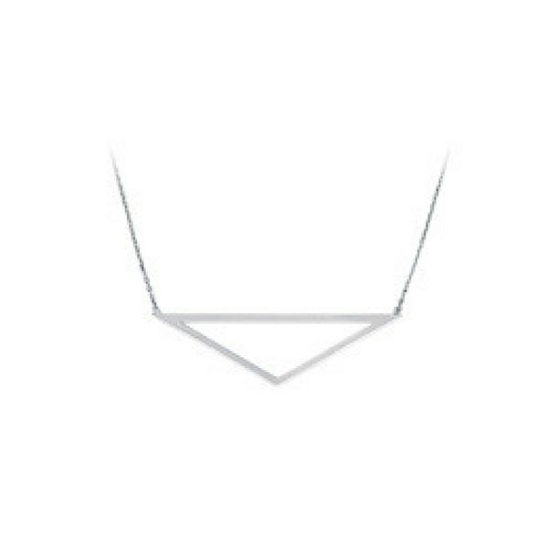 Sterling Silver Triangle Necklace Confer’s Jewelers Bellefonte, PA